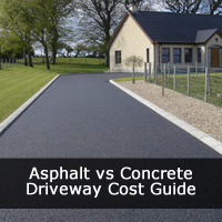 Asphalt Driveways Vs Concrete Driveways Cost Guide