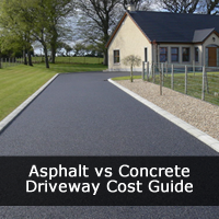 Asphalt Driveway vs Concrete Driveway Installation Cost ...